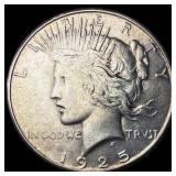 1925-S Silver Peace Dollar CLOSELY  UNCIRCULATED