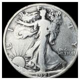 1921 Walking Liberty Half Dollar LIGHTLY CIRCULATE