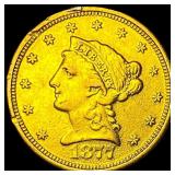 1877-S Gold $2.50 Liberty Head Quarter Eagle CLOSE