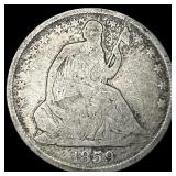 1859-O Silver Half Dollar NICELY CIRCULATED