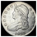 1833 Capped Bust Silver Half Dollar NEARLY UNCIRCU