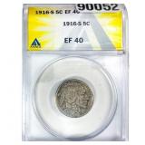1916-S Buffalo Nickel ANACS EF40
