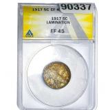 1917 Buffalo Nickel ANACS EF45