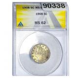1908 Liberty Victory Nickel ANACS MS62
