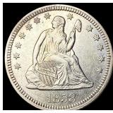1858 Seated Liberty Quarter CLOSELY UNCIRCULATED