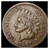 1867 Indian Head Cent CLOSELY UNCIRCULATED