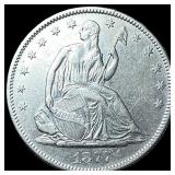 1877-S Silver Half Dollar CLOSELY UNCIRCULATED