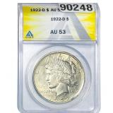 1922-D Silver Peace Dollar ANACS AU53