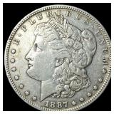 1887-S Silver Morgan Dollar LIGHTLY CIRCULATED