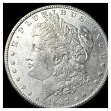 1887 Morgan Silver Dollar GEM BU