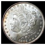 1885 Morgan Silver Dollar GEM BU