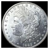 1885-CC Silver Morgan Dollar GEM BU