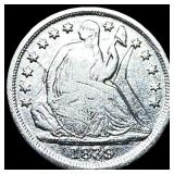 1839-O Silver Seated Liberty Half Dime  LIGHTLY C