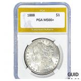 1888 Morgan Silver Dollar PGA MS66+