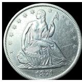 1871-S Silver Half Dollar CLOSELY UNCIRCULATED