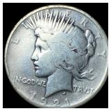 1921 Silver Peace Dollar LIGHTLY CIRCULATED