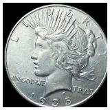 1935 Silver Peace Dollar CLOSELY UNCIRCULATED