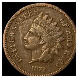 1873 Indian Head Cent LIGHTLY CIRCULATED