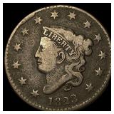 1823 Coronet Head Large Cent NICELY CIRCULATED