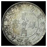 1932 China Yunnan Silver 2 Jiao