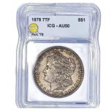 1878 Morgan Silver Dollar ICG AU50