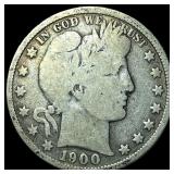 1900 Barber Half Dollar NICELY CIRCULATED