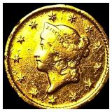 1849-O Gold $1 Liberty Head HIGH GRADE