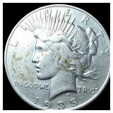 1935 Silver Peace Dollar LIGHTLY CIRCULATED