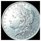 1882 Silver Morgan Dollar CLOSELY UNCIRCULATED