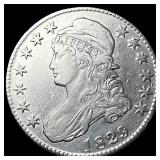 1829 Capped Bust Half Dollar CLOSELY  UNCIRCULATE