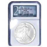 1991 Silver Eagle NGC MS69