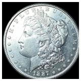 1887-S Silver Morgan Dollar CLOSELY UNCIRCULATED