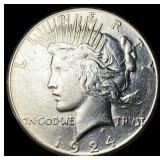 1924-S Silver Peace Dollar HIGH GRADE