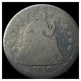 1840 Silver Seated Liberty Dime NICELY  CIRCULATE