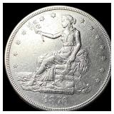 1876-S Silver Trade Dollar CLOSELY  UNCIRCULATED