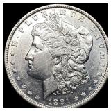1891 Silver Morgan Dollar CLOSELY UNCIRCULATED