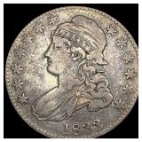 1833 Capped Bust Silver Half Dollar ABOUT UNCIRCUL