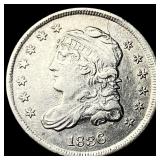 1836 Silver Capped Bust Half Dime CLOSELY  UNCIRC