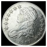 1817 Capped Bust Half Dollar CLOSELY  UNCIRCULATE