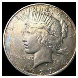 1927-D Peace Silver Dollar ABOUT UNCIRCULATED
