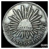 1830 Mexico Silver 1 Real