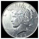 1928-S Silver Peace Dollar UNCIRCULATED