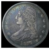 1837 Capped Bust Half Dollar NEARLY UNCIRCULATED
