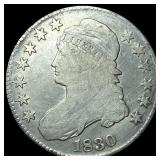 1830 Capped Bust Half Dollar NICELY CIRCULATED