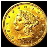 1873 Gold $2.50 Liberty Head Quarter Eagle UNCIRCU