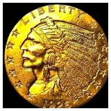 1926 Indian Head Gold $2.50 Quarter Eagle CLOSELY