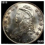1819 Capped Bust Half Dollar UNCIRCULATED