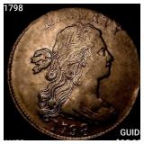 1798 Draped Bust Large Cent CLOSELY UNCIRCULATED