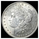 1891-S Silver Morgan Dollar CHOICE AU