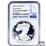 2022-W Silver Eagle NGC PF70 Ultra Cameo
